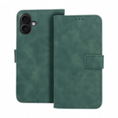Peňaženkové puzdro TENDER Book na Apple iPhone 16 Plus Zelený