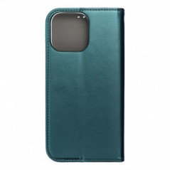 Peňaženkové puzdro Smart Magneto book na Apple iPhone 16 Pro Max Tmavo zelený