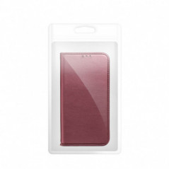 Peňaženkové puzdro Smart Magneto book na Apple iPhone 16 Pro Max Bordový