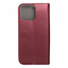 Peňaženkové puzdro Smart Magneto book na Apple iPhone 16 Pro Max Bordový