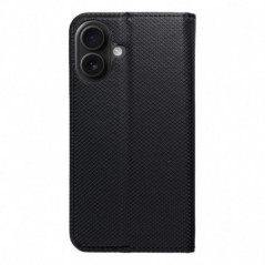 Peňaženkové puzdro Smart Case Book na Apple iPhone 16 Čierny