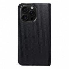 Peňaženkové puzdro Smart Case Book na Apple iPhone 16 Pro Čierny