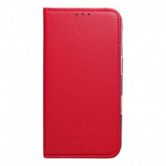 Peňaženkové puzdro Smart Case Book na Apple iPhone 16 Červený