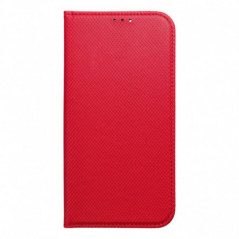 Peňaženkové puzdro Smart Case Book na Apple iPhone 16 Pro Max Červený