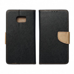 Peňaženkový obal Fancy Book na Apple iPhone 16 Plus Čierny