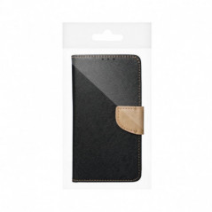 Peňaženkový obal Fancy Book na Apple iPhone 16 Plus Čierny