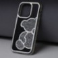 Kryt Teddy bear na Apple iPhone 16 Plus Strieborný