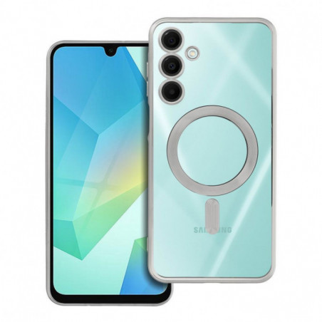 Kryt Electro Mag na Samsung Galaxy A16 MagSAFE  Strieborný