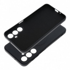 Kryt Silicone Mag Cover na Samsung Galaxy A16 MagSAFE  Čierny