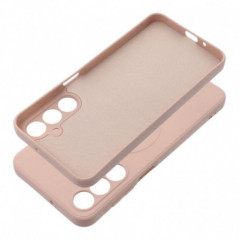 Kryt Silicone Mag Cover na Samsung Galaxy A16 MagSAFE  Ružový