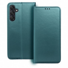 Peňaženkové puzdro Smart Magneto book na Samsung Galaxy A16 Tmavo zelený