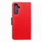 Peňaženkový obal Fancy Book na Samsung Galaxy A16 Červený / Námornícka modrá