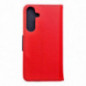 Peňaženkový obal Fancy Book na Samsung Galaxy S25 Plus Červený / Námornícka modrá