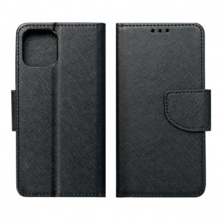 Peňaženkový obal Fancy Book na Samsung Galaxy S25 Plus Čierny