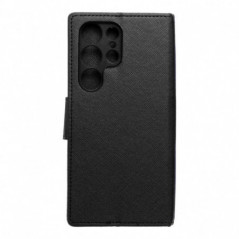 Peňaženkový obal Fancy Book na Samsung Galaxy S25 Ultra Čierny