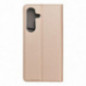Peňaženkové puzdro Smart Case Book na Samsung Galaxy S25 Zlatý