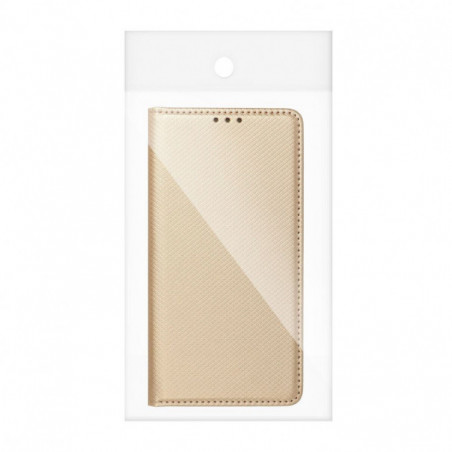 Peňaženkové puzdro Smart Case Book na Samsung Galaxy S25 Zlatý
