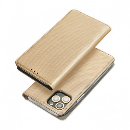 Peňaženkové puzdro Smart Case Book na Samsung Galaxy S25 Plus Zlatý