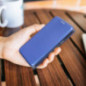 Peňaženkové puzdro Book Elegance na Samsung Galaxy S25 Plus Elegant  Tmavší modrý
