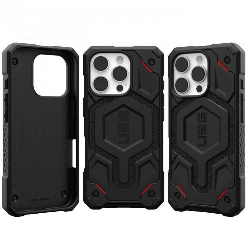 Kryt Urban Armor Gear Monarch Pro na Apple iPhone 16 Pro MagSAFE  Kevlarovo čierny