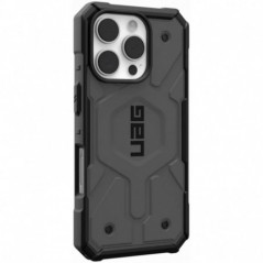 Kryt Urban Armor Gear Pathfinder na Apple iPhone 16 Pro Prémiové puzdro  MagSAFE  Strieborný