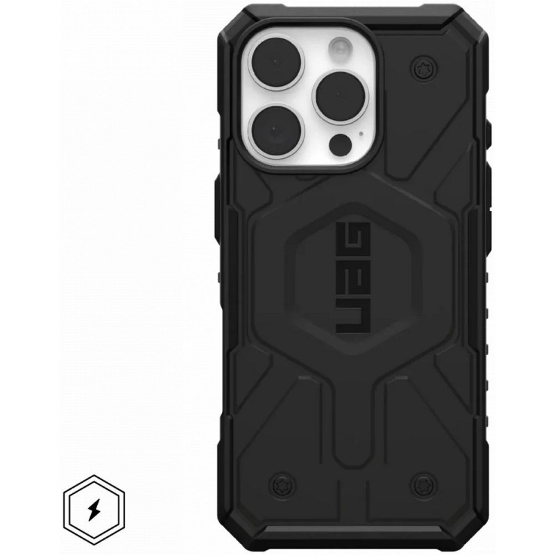 Kryt Urban Armor Gear Pathfinder na Apple iPhone 16 Pro Prémiové puzdro  MagSAFE  Čierny