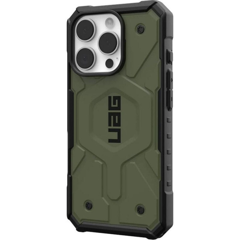 Kryt Urban Armor Gear Pathfinder na Apple iPhone 16 Pro Prémiové puzdro  MagSAFE  Olivový