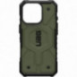 Kryt Urban Armor Gear Pathfinder na Apple iPhone 16 Pro Prémiové puzdro  MagSAFE  Olivový