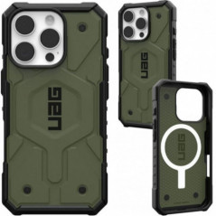 Kryt Urban Armor Gear Pathfinder na Apple iPhone 16 Pro Prémiové puzdro  MagSAFE  Olivový