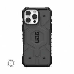 Kryt Urban Armor Gear Pathfinder na Apple iPhone 16 Pro Max Prémiové puzdro  MagSAFE  Strieborný