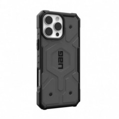 Kryt Urban Armor Gear Pathfinder na Apple iPhone 16 Pro Max Prémiové puzdro  MagSAFE  Strieborný