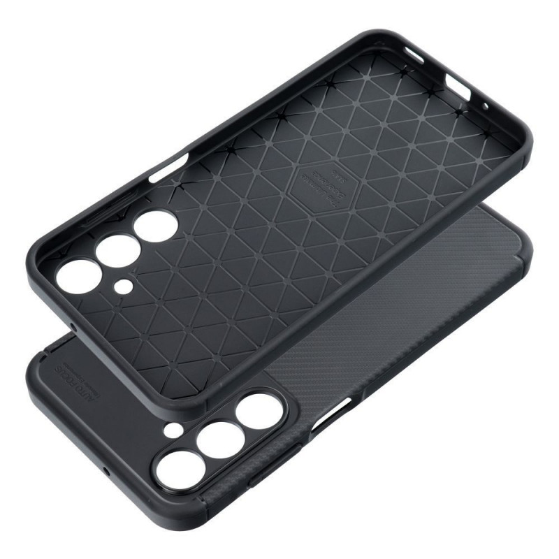 Kryt Carbon premium na Samsung Galaxy A16 Elegant  Čierny