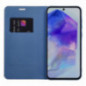 Peňaženkové puzdro LUNA Book Carbon na Samsung Galaxy A36 Uhlíkové vlákno, Elegant  Modrý