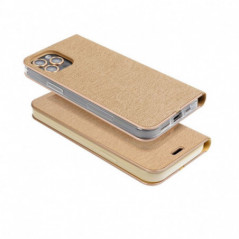 Peňaženkové puzdro LUNA Book Gold na Samsung Galaxy S25 Ultra Elegant Zlatý