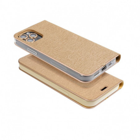 Peňaženkové puzdro LUNA Book Gold na Samsung Galaxy S25 Ultra Elegant Zlatý