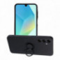 Kryt Silicone ring na Samsung Galaxy A16 Čierny