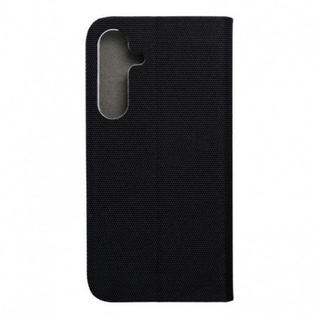 Peňaženkové puzdro Sensitive Book na Samsung Galaxy S25 Plus Čierny