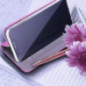 Peňaženkové puzdro Sensitive Book na Samsung Galaxy S25 Plus Svetlo ružový