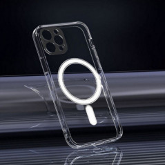 Kryt Clear Mag Cover na Apple iPhone 16e MagSAFE  Transparentný
