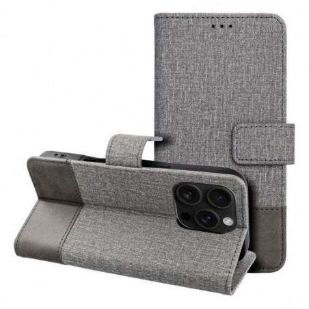 Peňaženkové puzdro GOMMA na Samsung Galaxy S25 Ultra Elegant Šedý