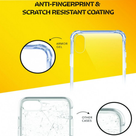 Kryt Roar Armor Jelly na XIAOMI Redmi Note 14 Pro 5G Prémiové puzdro Transparentný
