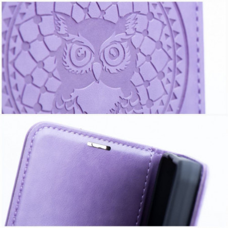 Peňaženkové puzdro MEZZO Book na XIAOMI Redmi Note 14 Pro 5G Fialový (Purple)