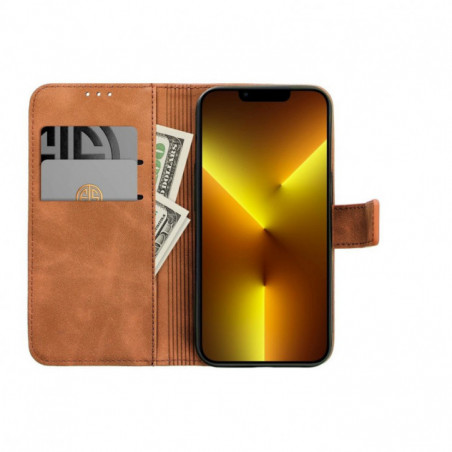 Peňaženkové puzdro TENDER Book na XIAOMI Redmi Note 14 5G Hnedý