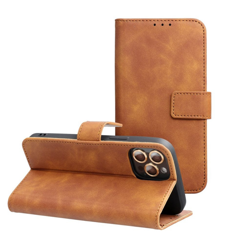 Peňaženkové puzdro TENDER Book na XIAOMI Redmi Note 14 Pro 5G Hnedý