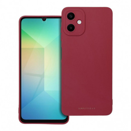 Kryt Roar Luna na Samsung Galaxy A06 Jednofarebný, Štýlový, Estetický doplnok  Červený