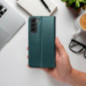 Peňaženkové puzdro Smart Magneto book na Samsung Galaxy A56 Tmavo zelený