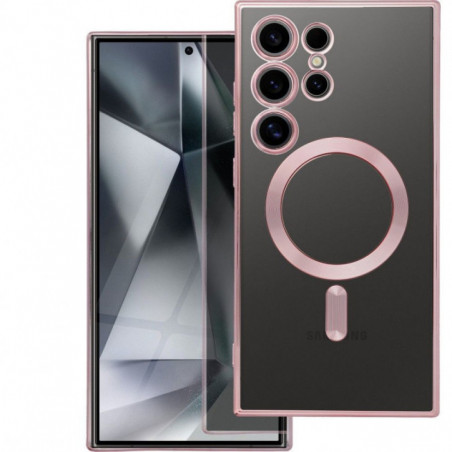 Kryt Electro Mag na Samsung Galaxy A56 MagSAFE Ružovo-zlatý