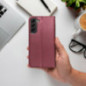Peňaženkové puzdro Smart Magneto book na Samsung Galaxy A12 Bordový