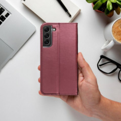 Peňaženkové puzdro Smart Magneto book na Samsung Galaxy A12 Bordový