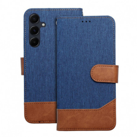 Peňaženkové puzdro JEANS na Samsung Galaxy A25 5G Elegant Modrý